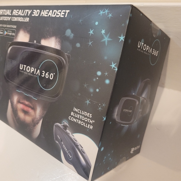 Utopia 360° VR Headset | 3D Virtual Reality Headset for VR Games, 3D Movies, and - Picture 5 of 7